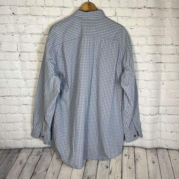 Abercrombie The Big Shirt Saltwater Distressed High Cliff Deep Water Shirt L Lar - Picture 6 of 8